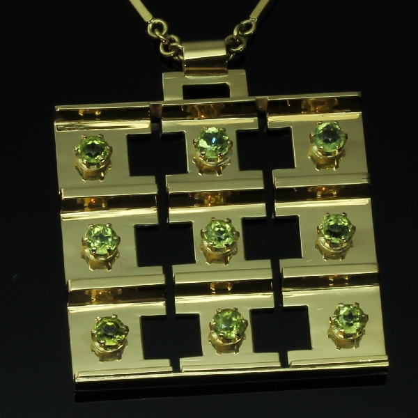 antique and estate pendants with green